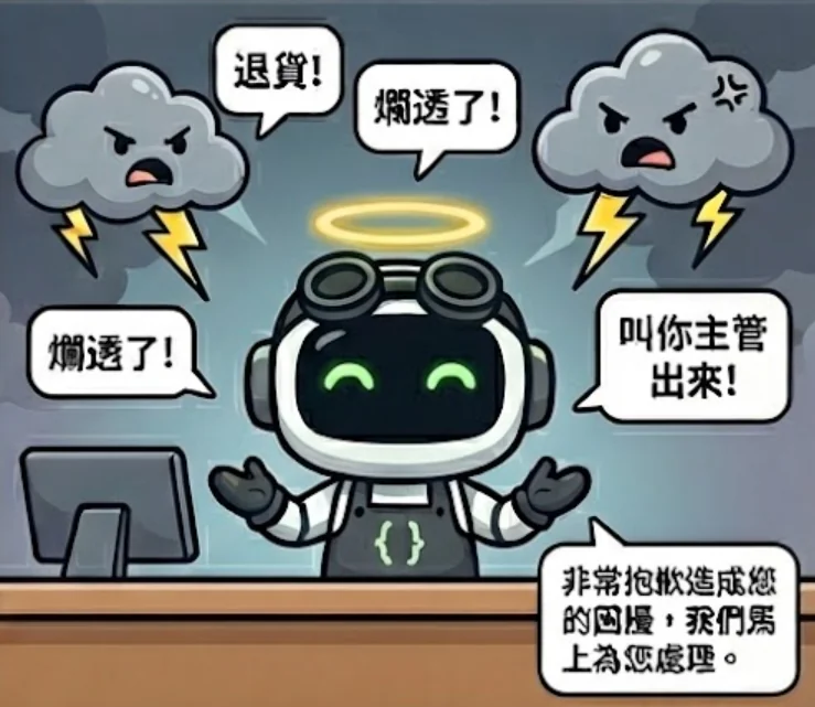AI 客服系統 - 情緒穩定