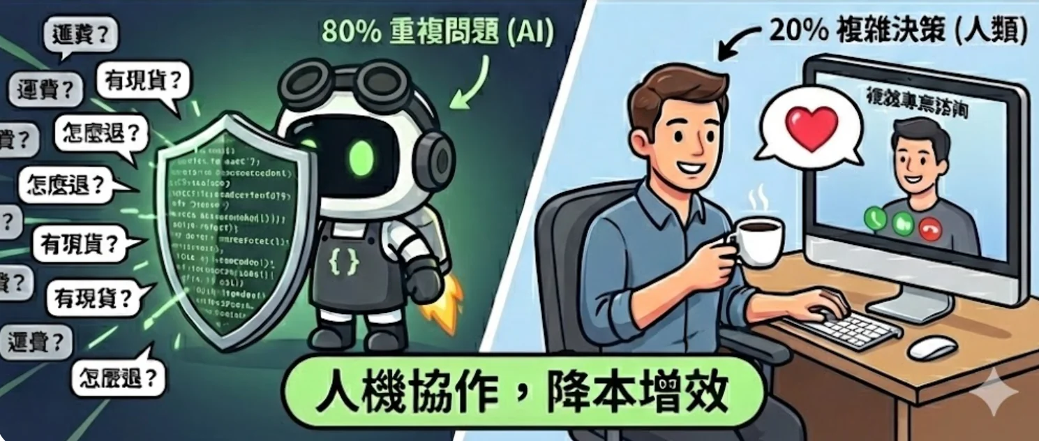 AI 客服系統 - 人機協作