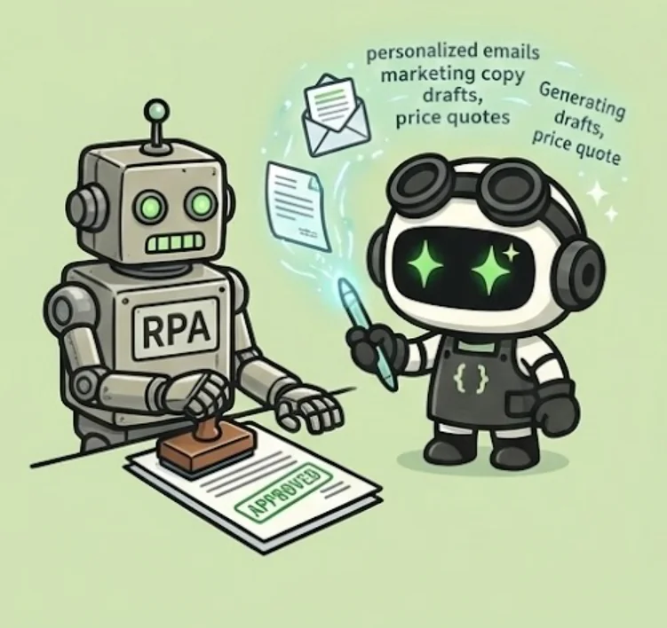 AI 流程自動化 - 自主生成能力